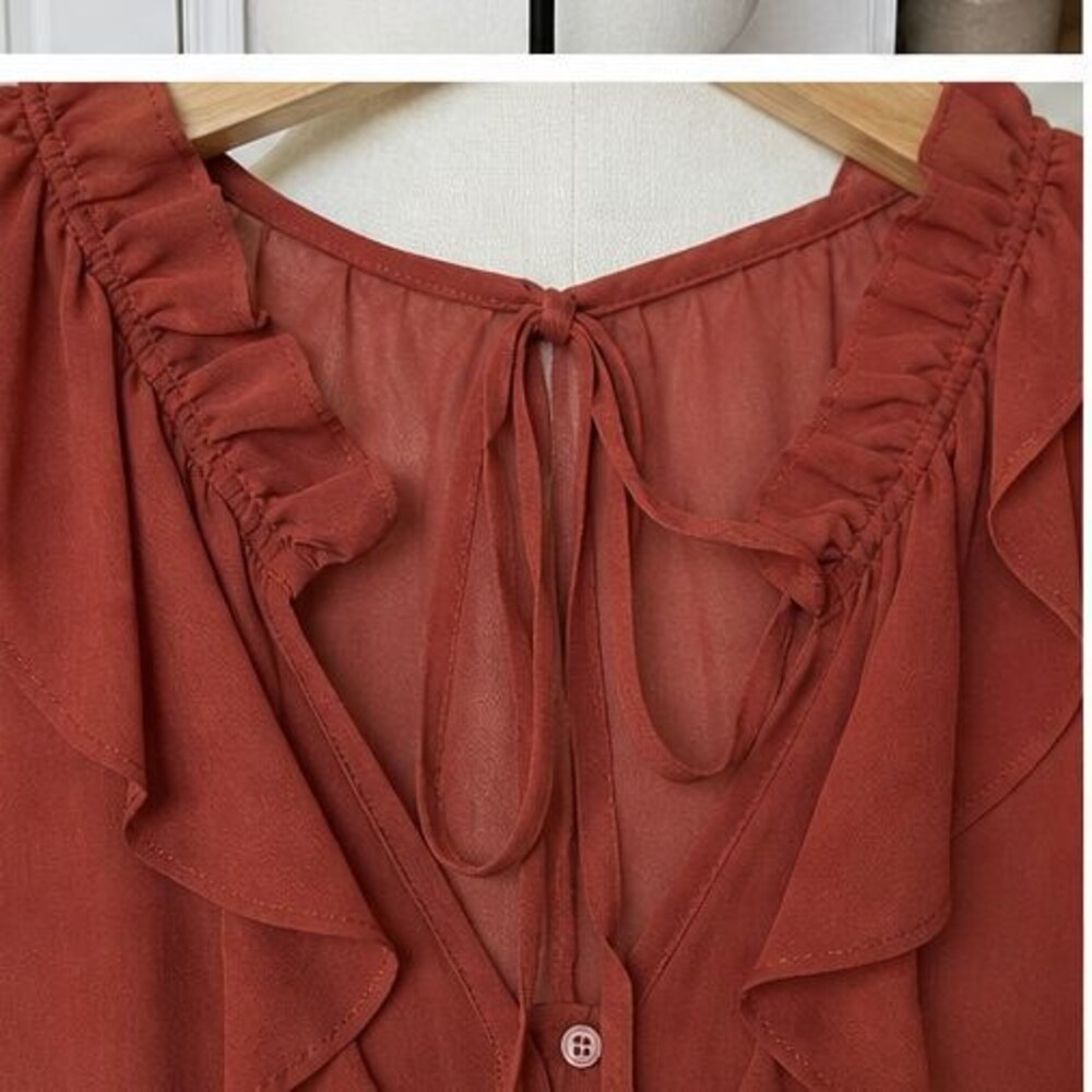 Rust Cami Blouse - Picture 4 of 6